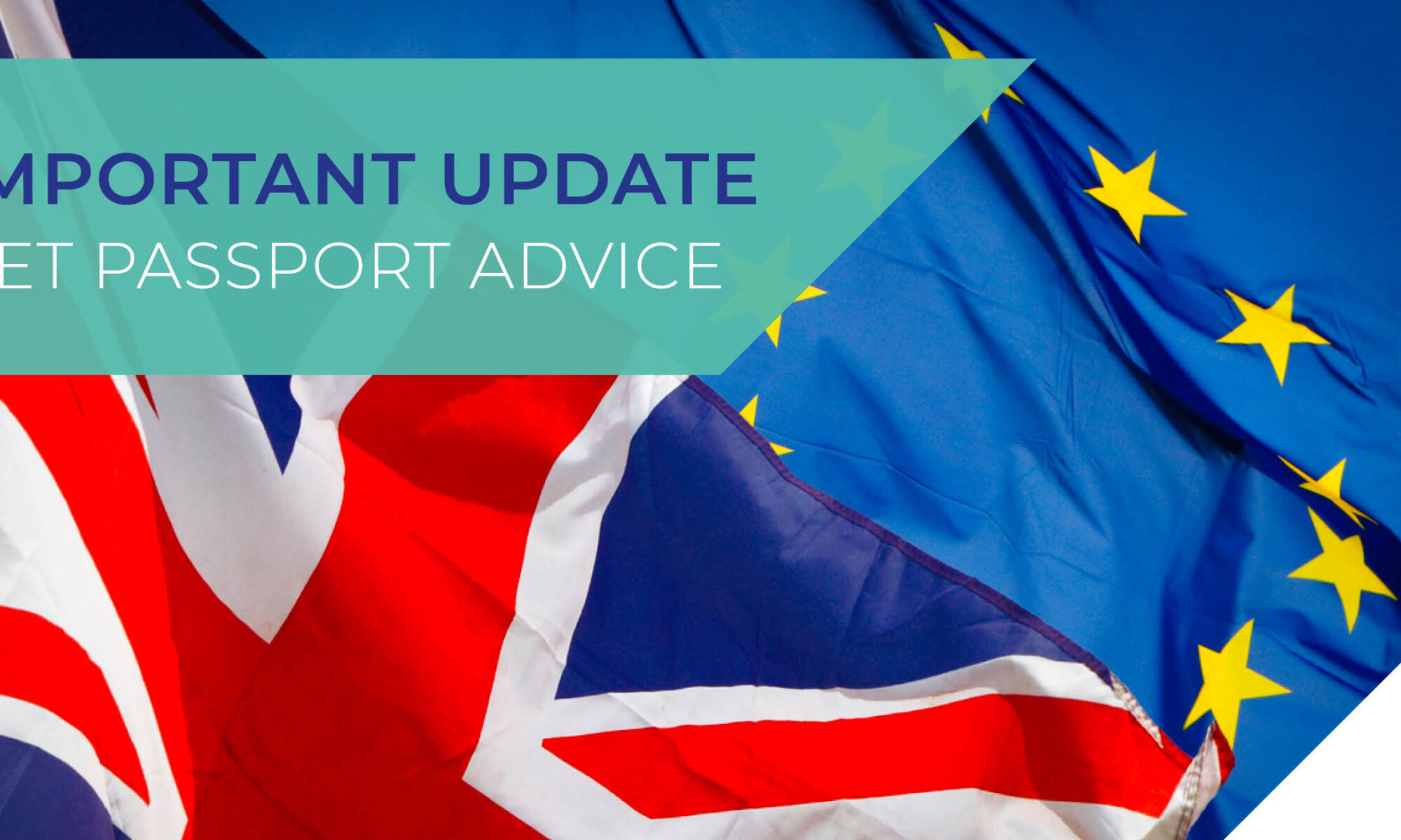 The union Jack and Euro flag